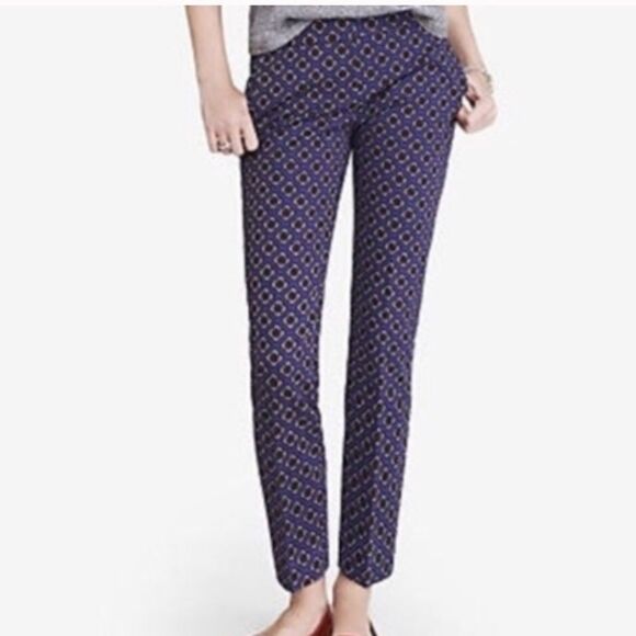 NWOT Express Blue Ankle Pants - Picture 1 of 8
